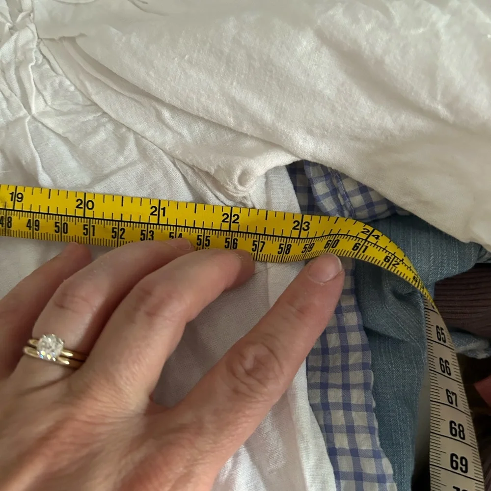 Anthropologie Textured White Blouse - Picture 9 of 9